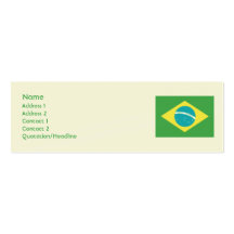 Brasil - magro cartões de visitas