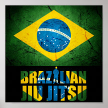 Brasileiro Jiu Jitsu de BJJ - poster brasileiro da