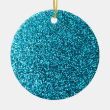 Brilho azul do falso enfeite de natal