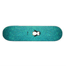 Brilho conhecido personalizado de turquesa do ping skates personalizados
