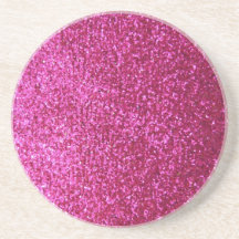 Brilho do rosa quente do falso porta copos para bebidas