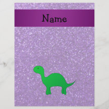 Brilho roxo conhecido personalizado de Dino Panfleto Coloridos