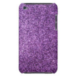 Brilho roxo do falso capas iPod touch