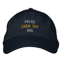 Brinquedo da mastigação do cão de polícia bones bordados