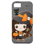 Bruxa de Kawaiii o Dia das Bruxas Capas iPhone 5 Case-Mate