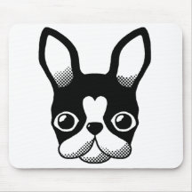 Buldogue francês/Boston Terrier Mouse Pad