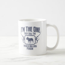 Buldogue francês caneca