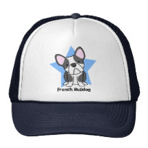 Buldogue francês de BW da estrela de Kawaii Boné