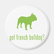 Buldogue francês ima de geladeira