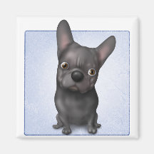 Buldogue francês (preto) imas