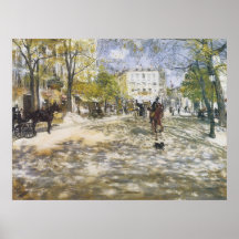 Bulevar em Paris, Jean-François Raffaelli Posters