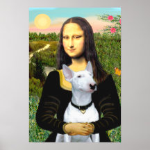 Bull terrier 1 - Mona Lisa Impressão