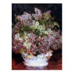 Buquê de Renoir do cartão das belas artes das flor Cartoes Postais