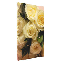 Buquê do casamento impressão em canvas