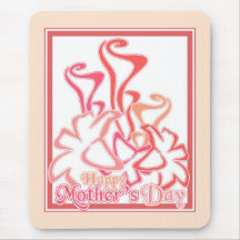 Buquê Mousepad do lírio de Calla cor-de-rosa do di