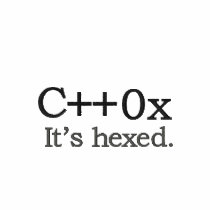 C++0x: É hexed. camisas bordadas
