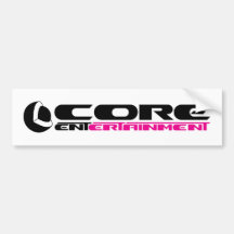 C.O.R.E. Entretenimento - preto do autocolante no  Adesivos