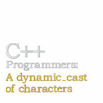 C++ Programadores: Um dynamic_cast dos caráteres camisas bordadas