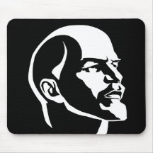 Cabeça de Lenin Mouse Pads