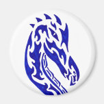 Cabeça tribal do dragão ima