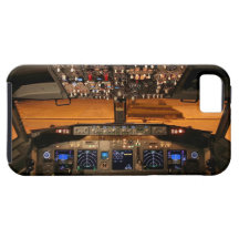 Cabina do piloto em a noite capa de iPhone 5 Case-Mate