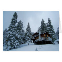 Cabine de Lake Tahoe Cartoes