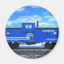 Caboose do azul ZAZ420 Ima De Geladeira