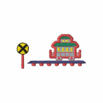 Caboose pequeno camisas bordadas