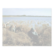 Caça das aves aquáticas convites