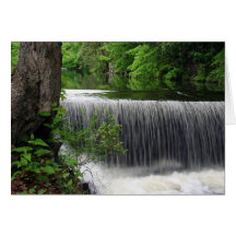 Cachoeira tranquilo cartao