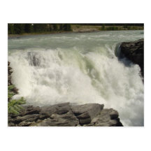 Cachoeiras de Athabasca em Alberta Cartões Postais