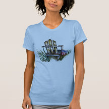 Cadeira de praia t-shirt