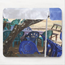 Cadeiras de praia do jardim zoológico de Sinka Mousepad