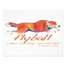 Cães reais de Flyball Convite
