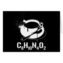 Café C8H10N4O2 Cartões