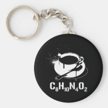 Café C8H10N4O2 Chaveiro