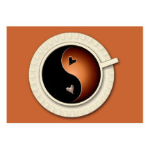 café de yang do yin cartão de visita