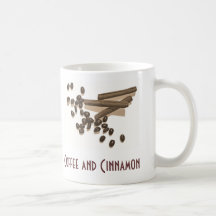 Café e canela da foto canecas