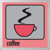 café pôsteres