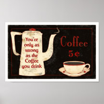 café sign1 pôsteres