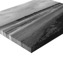 Cais da praia de Flagler da linha costeira Impressão De Canvas Esticadas