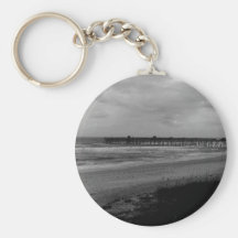 Cais da praia de Flagler da linha costeira Chaveiros