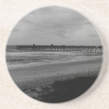 Cais da praia de Flagler da linha costeira Porta-copo