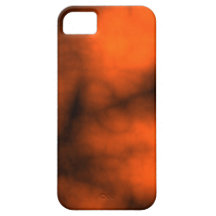 Caixa abstrata da laranja e do preto para o iPhone Capas iPhone 5 Case-Mate