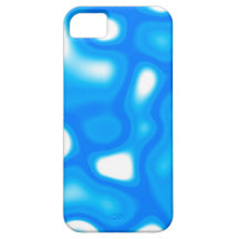 Caixa abstrata do azul e do branco para o iPhone Capa iPhone 5 Case-Mate
