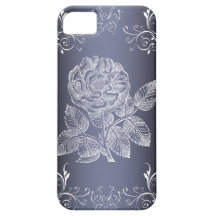 Caixa azul do iPhone 5 do rosa branco iPhone 5 Capa