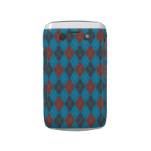 Caixa azul e alaranjada silenciado de Argyle Black Capas Blackberry Bold