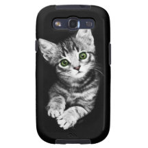 Caixa bonito da galáxia de Samsung do gatinho do a Galaxy SIII Capas