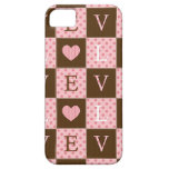Caixa cor-de-rosa do iPhone 5 do amor não-Personal Capas iPhone 5