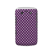 Caixa corajosa de Blackberry das bolinhas roxas Capas Blackberry